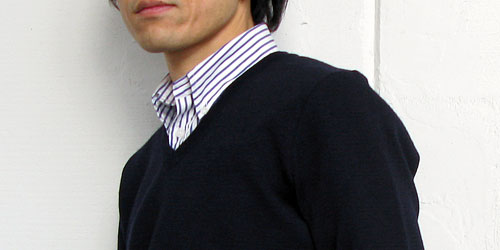 VAL de SAIRE(バル デ セール)Vネック プルオーバーニット(ネイビー) VAL de SAIRE(バル デ セール)Vネック プルオーバーニット(ネイビー)