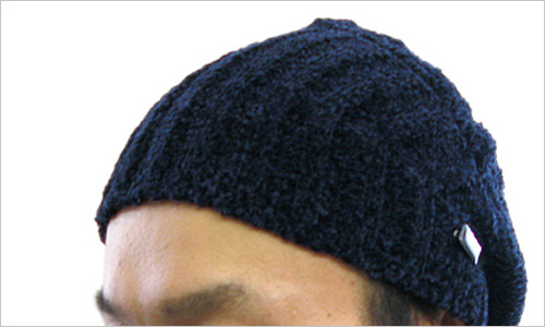 MANIERA (マニエラ)シルク ベルベット キャバリエ ビーニー