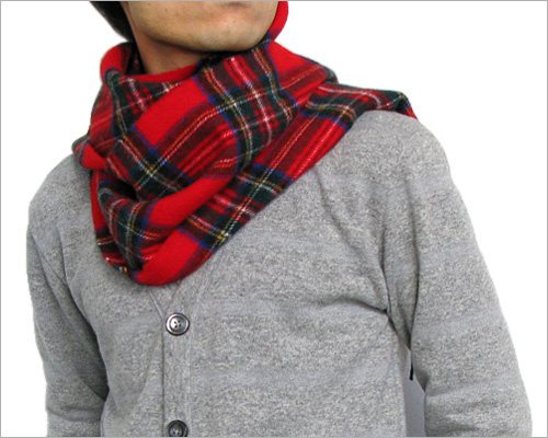 Royal Heather（ロイヤル ヘザー）タータンチェックマフラー　「ROYAL STEWART」
