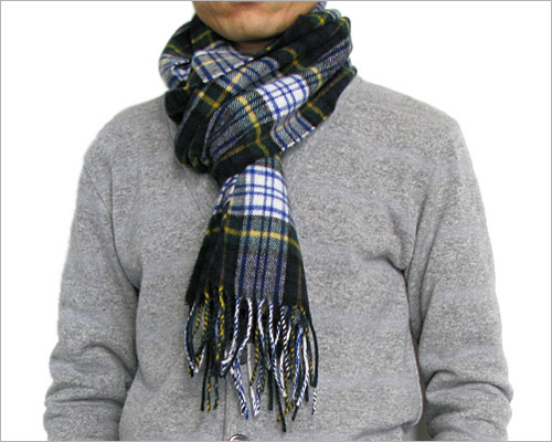 Royal Heather（ロイヤル ヘザー）タータンチェックマフラー　「DRESS GORDON」