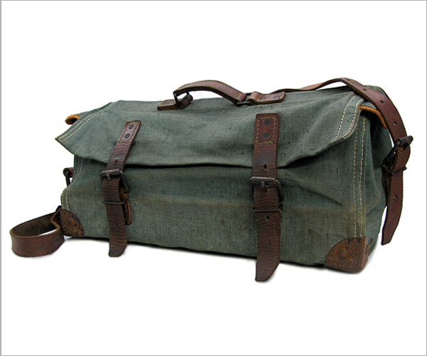 Vintage Collection（ヴィンテージ　コレクション）フランス軍 キャンバス×レザー ツールバッグ