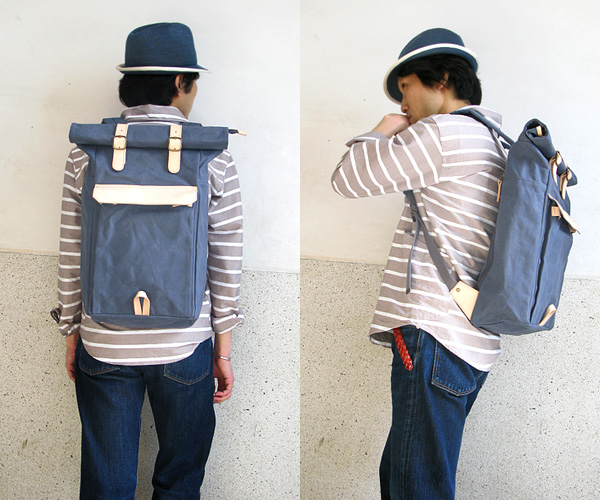 6SHiKi（ロクシキ）『Earth』 デイパック（アッシュグレー）