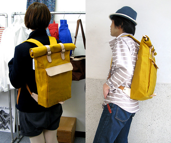 6SHiKi（ロクシキ）『Earth』 デイパック（マスタード）