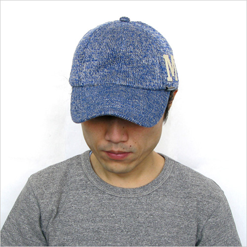 MANIERA (マニエラ) サーモファブリック ベースボールキャップ（ブルーミックス）