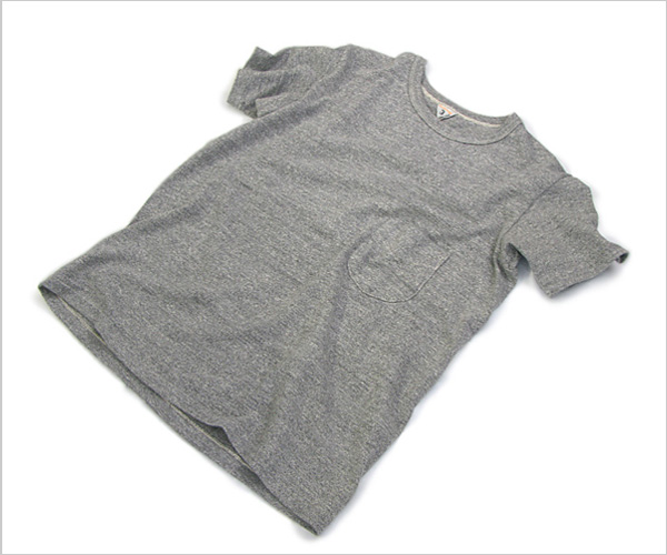 FilMelange（フィルメランジェ）「DIZZY」　ポケットTシャツ（メランジェ/グレー）