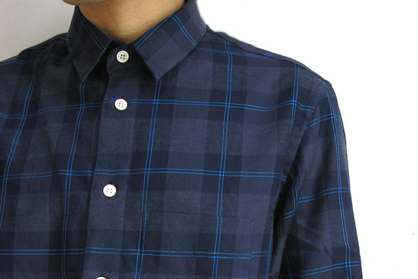 EEL（イール） Q-shirts（ブルーチェック）