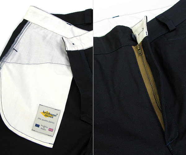 Yarmo（ヤーモ）3/4 ワーカーズパンツ（ネイビー）