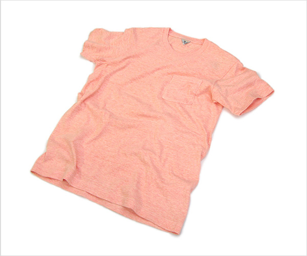 FilMelange（フィルメランジェ）「SUNNY」 ポケットTシャツ（コーラル）
