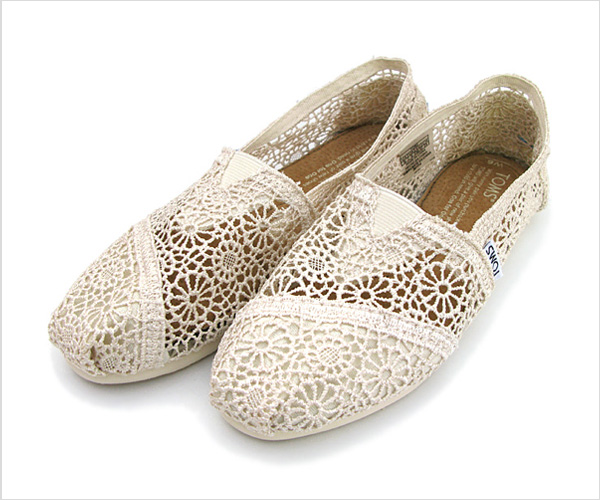 【WOMEN'S】TOMS shoes（トムス シューズ）「CLASSICS」 ナチュラルクロッシェ
