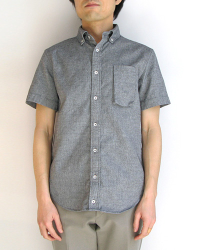 LOLO（ロロ）今治タオル Wネーム B.Dシャツ（シャンブレー）