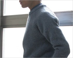 ～ 5minutes Style ～　「FUJITO　“Crew Neck Rib Knit Sweater”」