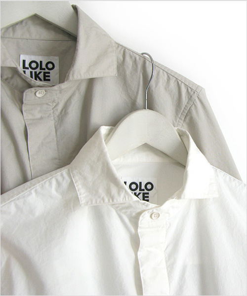 LOLO LIKE（ロロライク） タイプライターbagシャツ