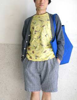 FilMelange（フィルメランジェ）「ALEX」　ポケットTシャツ（イエロー）