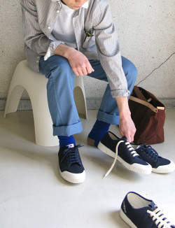 spring court（スプリングコート）G2 ローカット キャンバススニーカー（ミッドナイト/ネイビー）