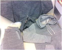 FilMelange（フィルメランジェ）「PARKER」ジップパーカ＆「CHARLIE2」スウェットパンツ