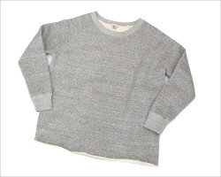 【WOMEN'S】FilMelange(フィルメランジェ)「ELLE」 スウェットプルオーバー(ダークメランジェ/グレー)