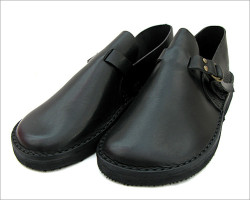 Fracap（フラカップ）レザーサンダル（ブラック）