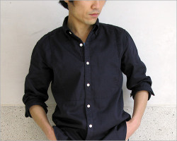 FUJITO（フジト） Ikamune Shirts（ネイビー）