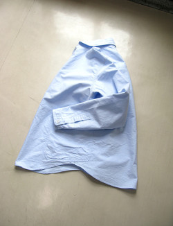 LOLO(ロロ)定番プルオーバー シャンブレーシャツ(サックス)