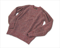 knitchy(ニッチー)ホールガーメント ブリオッシュリブ プルオーバー(トリコロール)