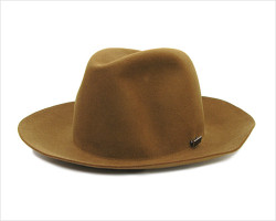 MANIERA (マニエラ) フォルダブル フェルトハット(キャメル)