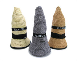 MANIERA (マニエラ) サーモヘリンボーン フォルダブルハット