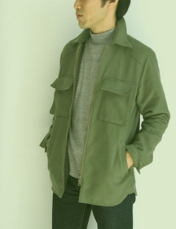 FUJITO(フジト) ジップアップ シャツジャケット