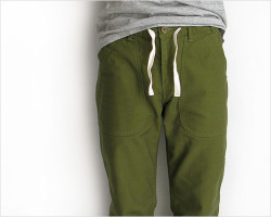 FUJITO(フジト) ファティーグ イージーパンツ(カーキ)