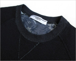 FUJITO（フジト） ロングスリーブTシャツ（インディゴブルー）