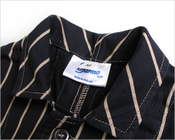 Yarmo（ヤーモ）ワークジャケット（ブッチャーストライプ）