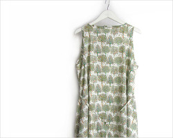 【WOMEN'S】Honnete（オネット） ボートネックワンピース