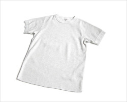 FilMelange（フィルメランジェ）「DESI」　サーマルTシャツ（オゾンホワイト）