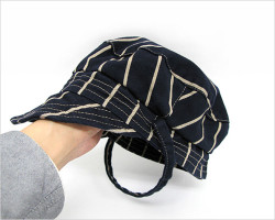 Yarmo（ヤーモ）ブルトンキャップ（ブッチャーストライプ）