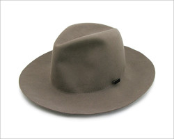 MANIERA (マニエラ) フォルダブル フェルトハット（ダークベージュ）