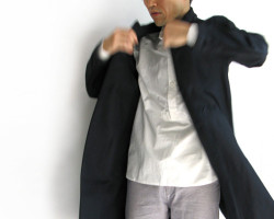 Yarmo（ヤーモ）ワークコート（ネイビー）