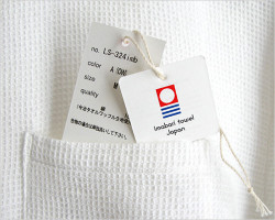 LOLO（ロロ）今治タオル Wネーム ワッフルシャツ