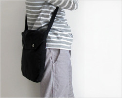 Hervier Productions S.A.×ARTS&CRAFTS　フレンチミリタリー ショルダー（ブラック）