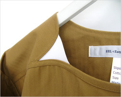 EEL（イール）スリッポンシャツ（キャメル）