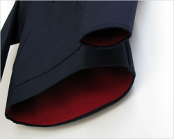 FLISTFIA（フリストフィア）ハーフジップ プルオーバー パーカ（ネイビー）