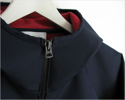 FLISTFIA（フリストフィア）ハーフジップ プルオーバー パーカ（ネイビー）