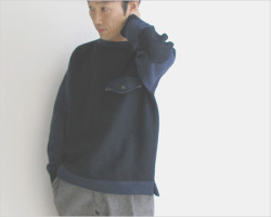 comm. arch.（コム・アーチ）ブラッシュド ジャンパー（ナイトオーシャン）