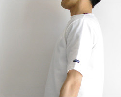 SAINT JAMES（セント ジェームス）OUESSANT ソリッド ショートスリーブ（ホワイト）