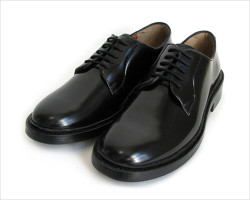 WALLSALL（ウォールソール） プレーントゥシューズ（ブラック）