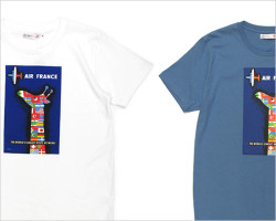 Raymond Savignac（レイモン・サヴィニャック）プリントTシャツ 「AIR FRANCE」