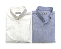 nisica（ニシカ）ボタンダウンシャツ