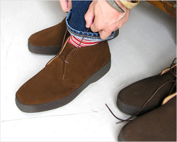 SANDERS（サンダース） “ブリット” チャッカ（ポロスナッフ/ブラウン）