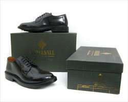 WALLSALL（ウォールソール） プレーントゥシューズ（ブラック）