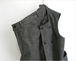 nisica（ニシカ）ダブルボタンベスト&パンツ