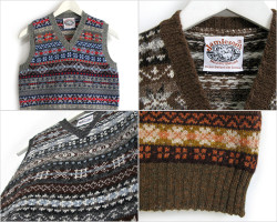 Jamieson's（ジャミーソンズ）Vネックベスト