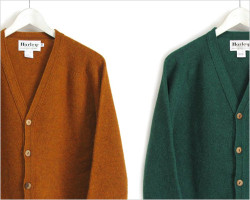 Harley of Scotland（ハーレー オブ スコットランド） Vネックカーディガン